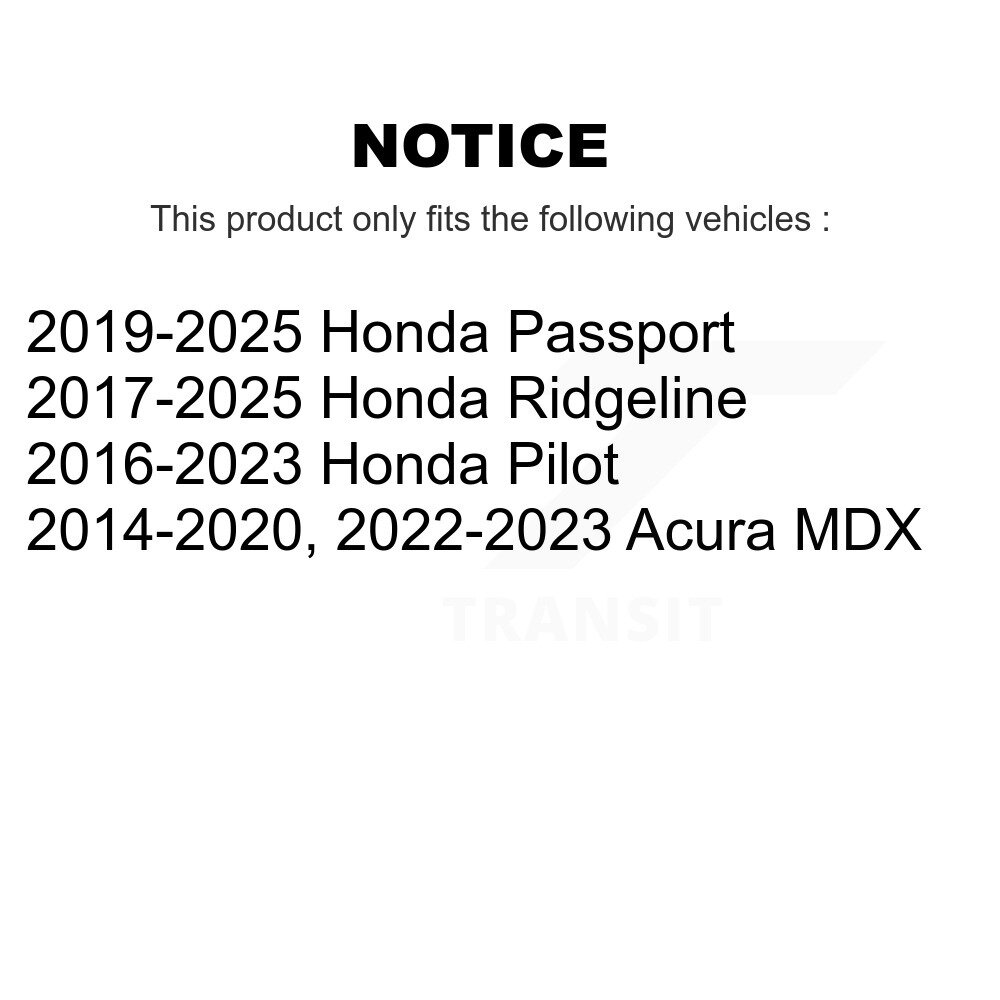 [Avant droite] Stabilisateur de suspension avant droit Lien de barre Kit pour Honda Pilot Acura MDX
