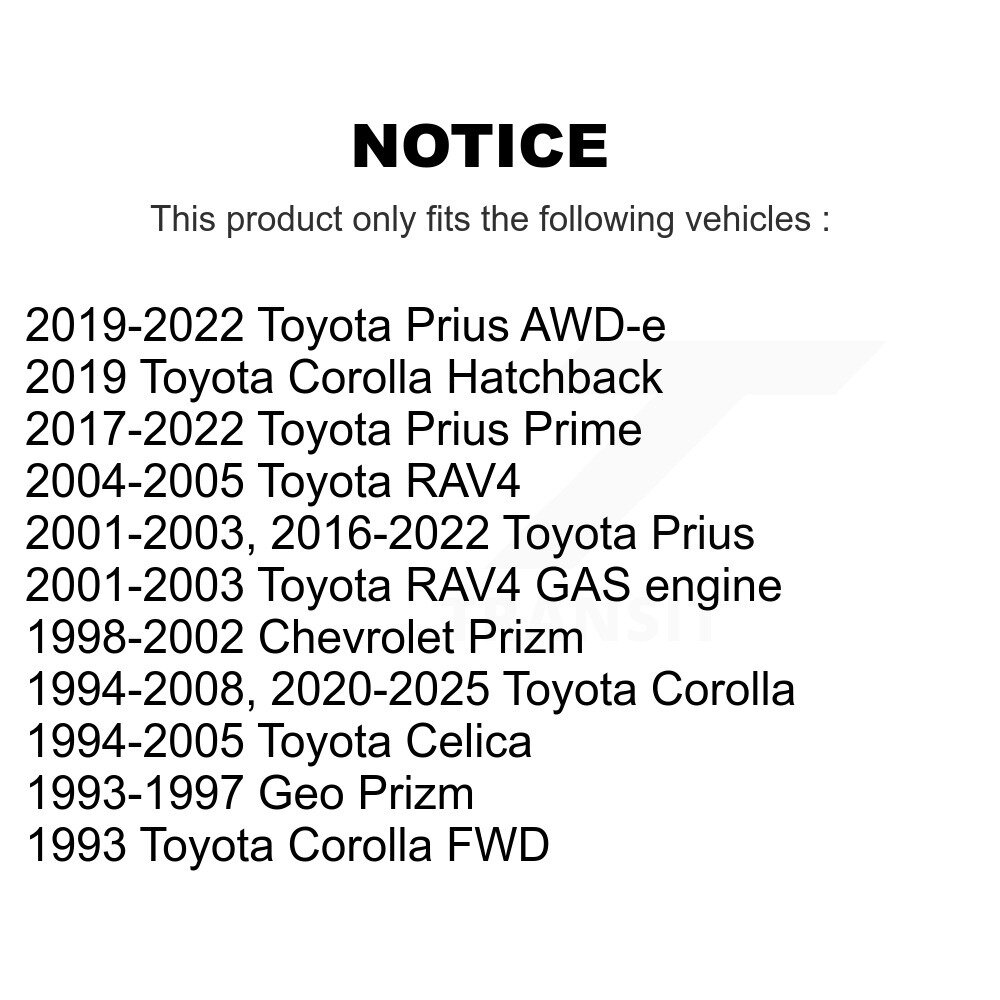[Avant inférieur] Joint à billes de suspension inférieur avant pour Toyota Corolla Prius Prime RAV4 Celica Geo