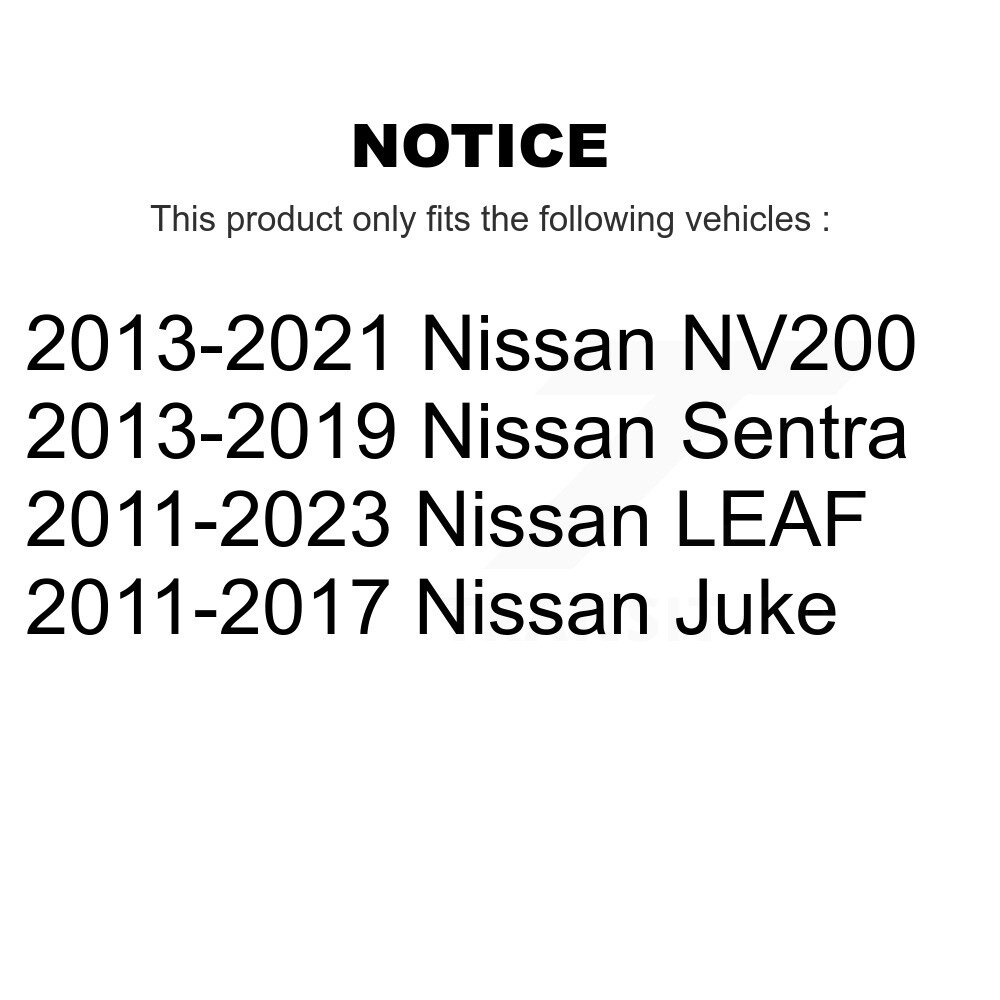 [Avant droite] Hardware de suspension avant droite Kit pour Nissan Sentra LEAF Juke 73-902060