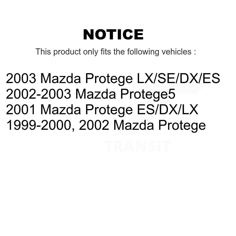 [Front] Matériel de suspension avant Kit pour Mazda Protege Protege5 73-904983