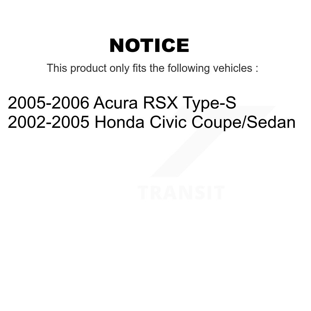 [Avant droite] Hardware de suspension avant droite Kit pour Honda Civic Acura RSX 73-904996