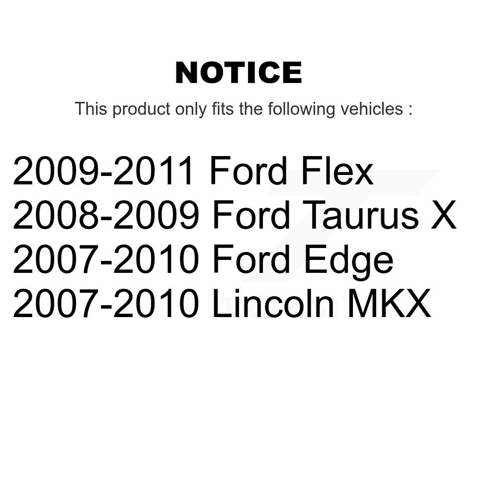 [Front] Matériel de suspension avant Kit pour Ford Edge Flex Lincoln MKX Taureau X