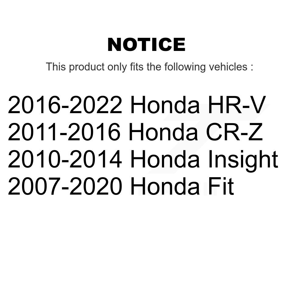 [Front] Kit de fixation de jambe de force pour Honda Fit Insight CR-Z 73-906965