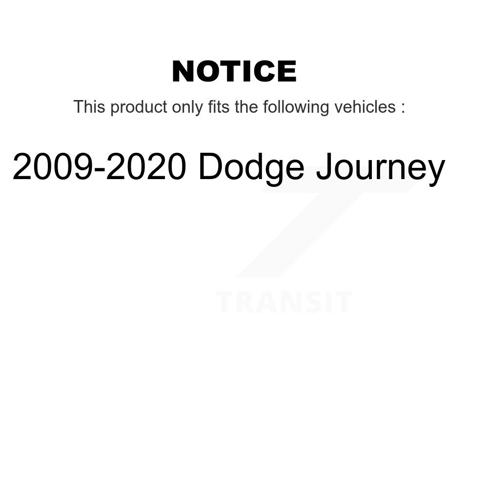 [Front] Matériel de suspension avant Kit pour 2009-2020 Dodge Journey 73-908984