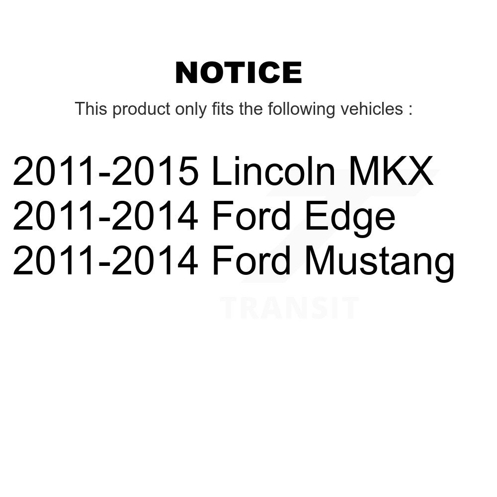[Front] Matériel de suspension avant Kit pour Ford Edge Mustang Lincoln MKX 73-909906