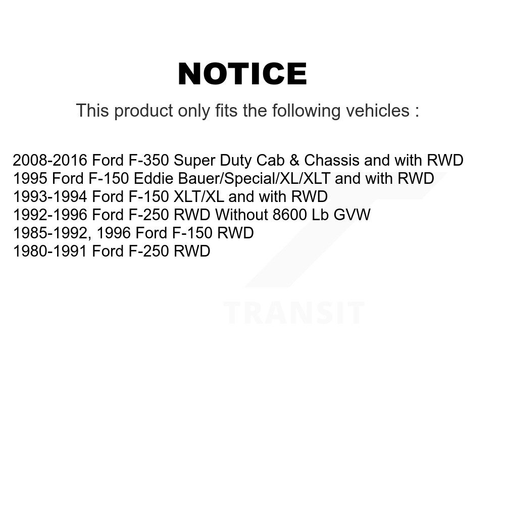[Arrière] Absorbeur de choc arrière pour Ford F-350 Super Duty F-150 F-250 78-37052