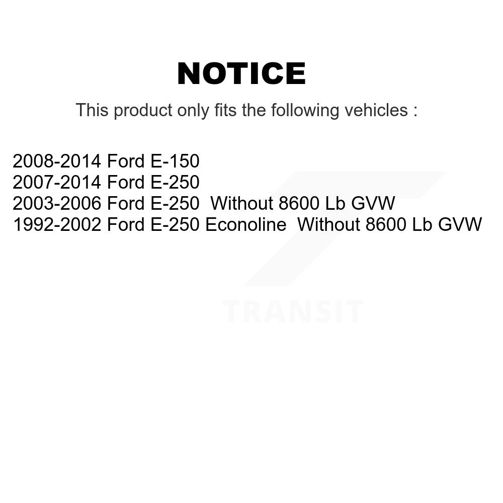 [Arrière] Amortisseur arrière pour Ford E-150 E-250 Econoline 78-37117
