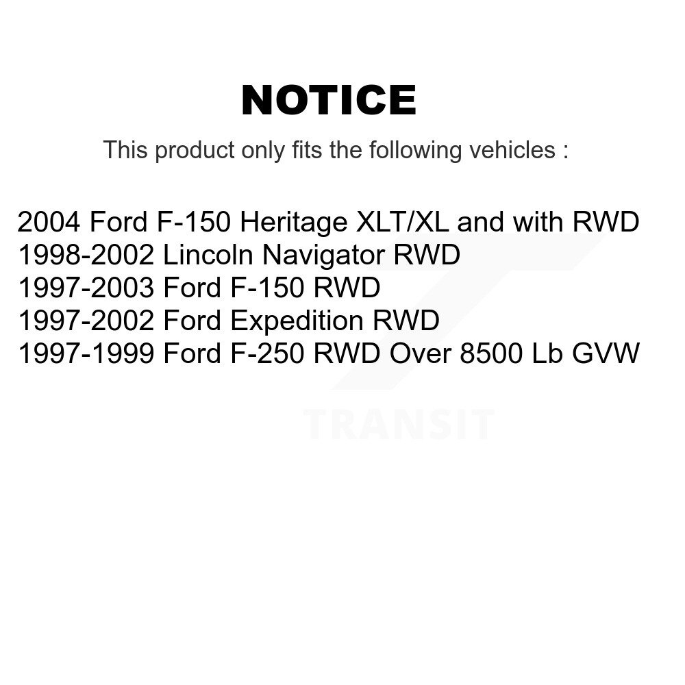 [Front] Absorbeur de choc avant pour Ford F-150 Expédition F-250 Heritage Lincoln Navigator