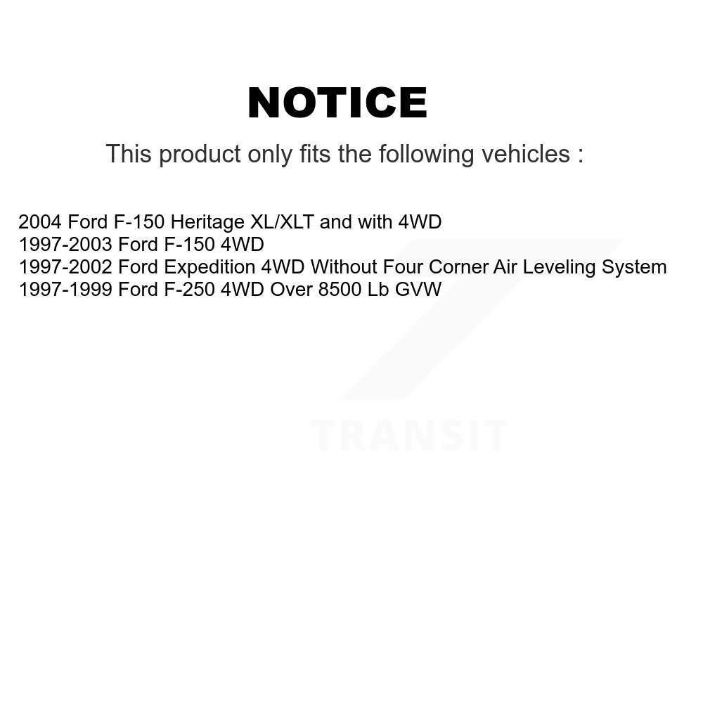 [Front] Absorbeur de choc avant pour Ford F-150 Expédition F-250 Patrimoine 78-37133