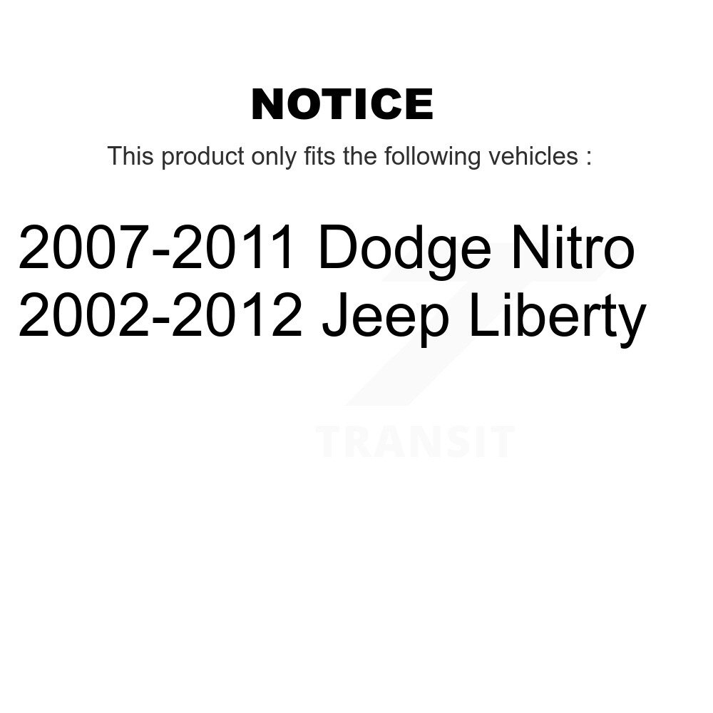[Arrière] Amortisseur arrière pour Jeep Liberty Dodge Nitro 78-37203