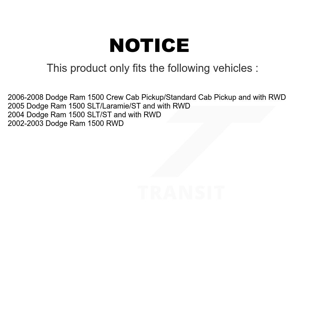 [Front] Absorbeur de choc avant pour Dodge Ram 1500 78-37206