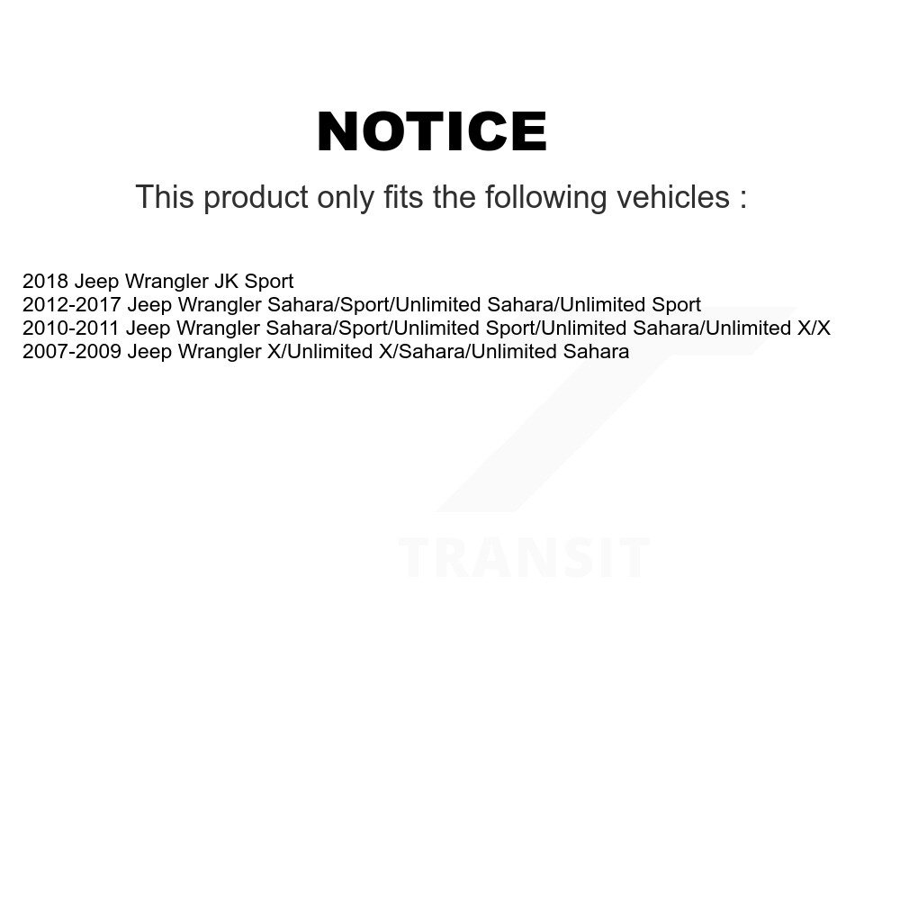 [Front] Absorbeur de choc avant pour Jeep Wrangler JK 78-37285