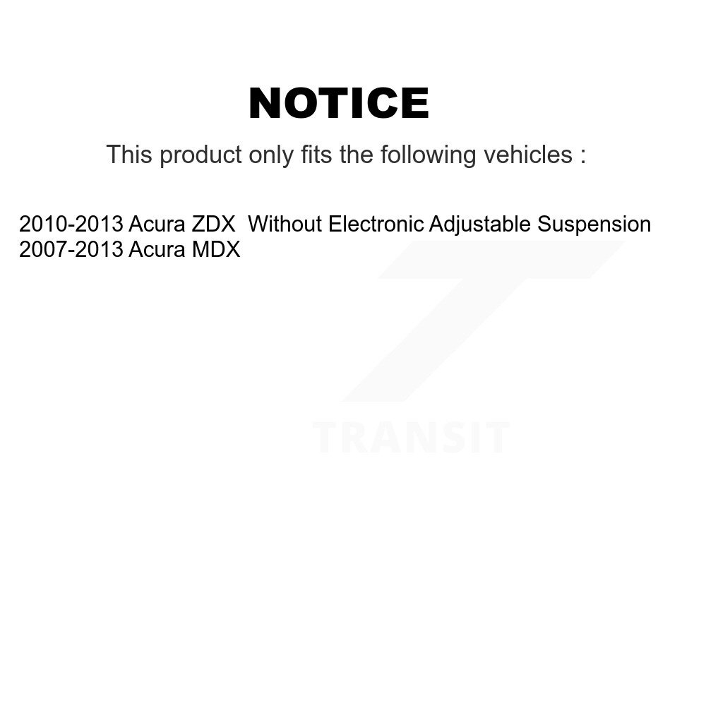[Arrière] Absorbeur de choc arrière pour Acura MDX ZDX 78-37309