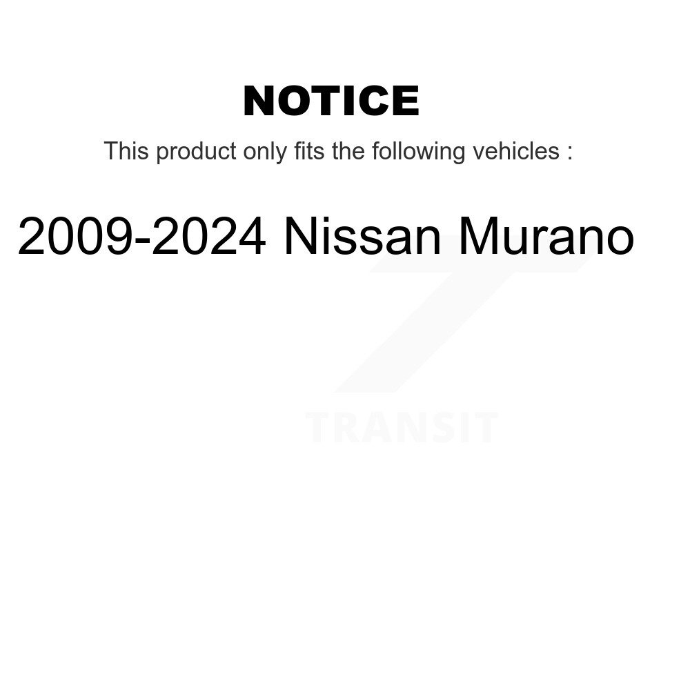 [Arrière] Amortisseur arrière pour Nissan Murano 2009-2022 78-37317