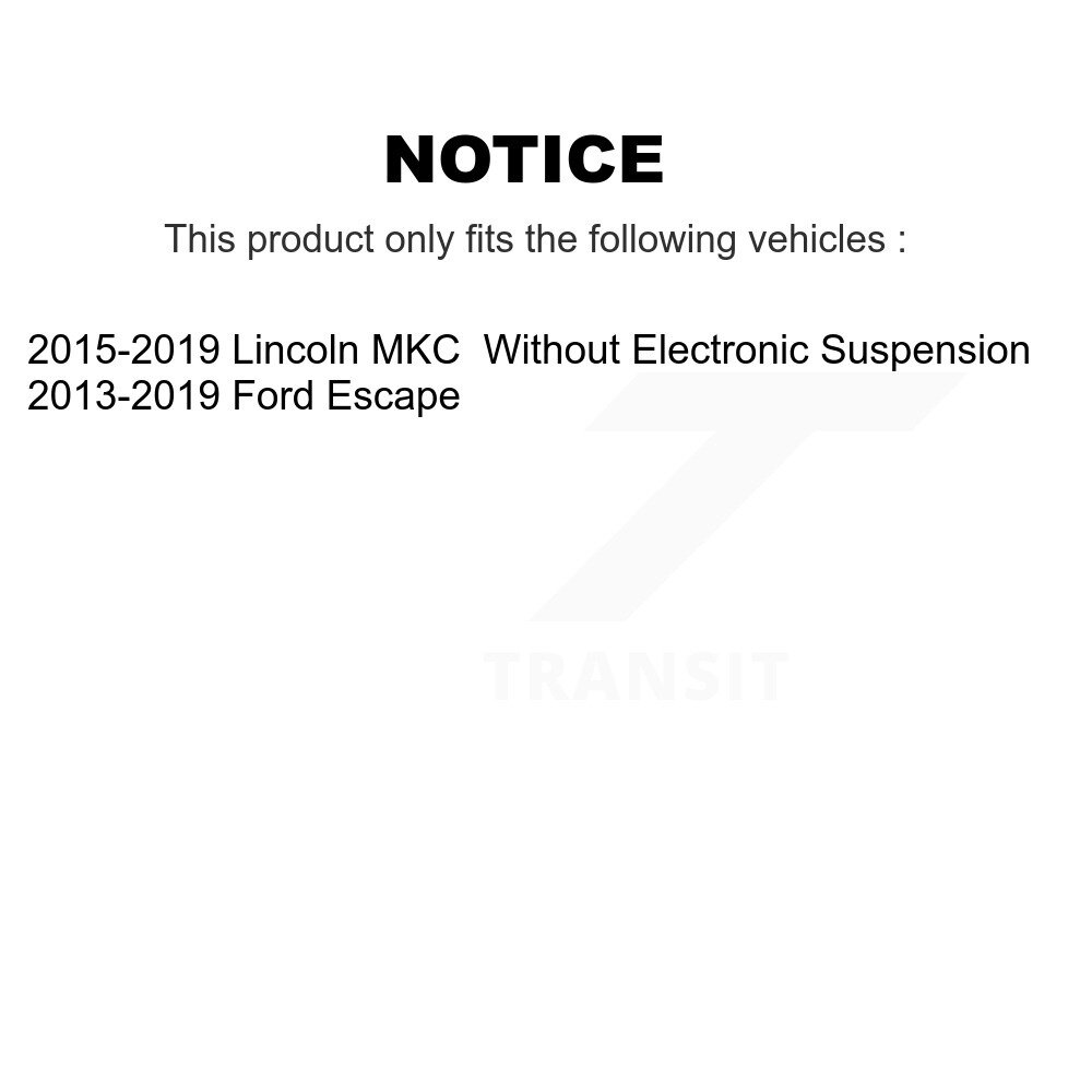 [Arrière] Absorbeur de choc arrière pour Ford Escape Lincoln MKC 78-39111