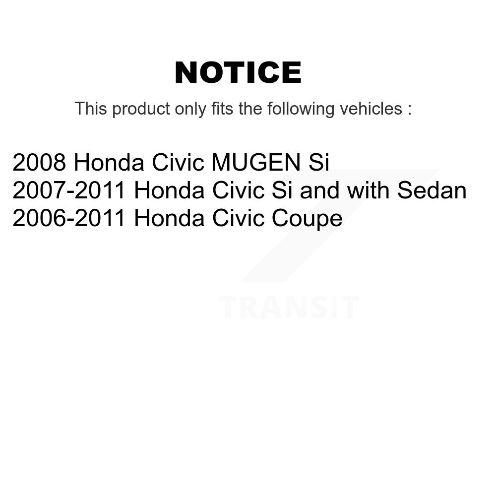 [Arrière] Absorbeur de choc arrière pour Honda Civic 78-5504