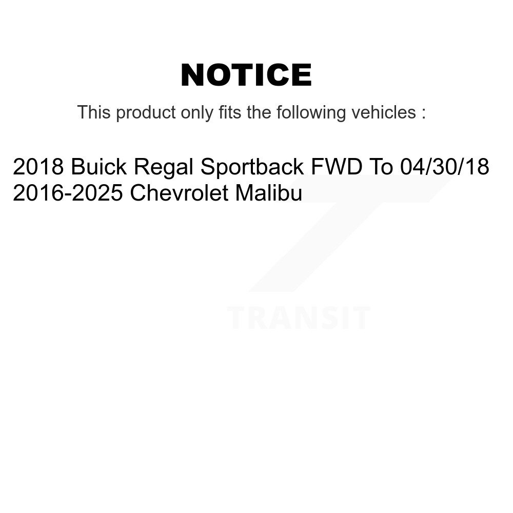 [Arrière] Amortisseur arrière pour Chevrolet Malibu 2016-2023 78-5547