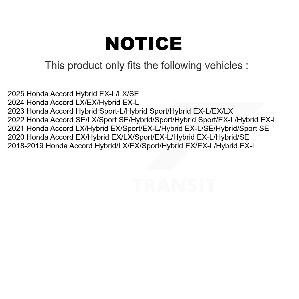 [Arrière] Amortisseur arrière pour Honda Accord 78-5559