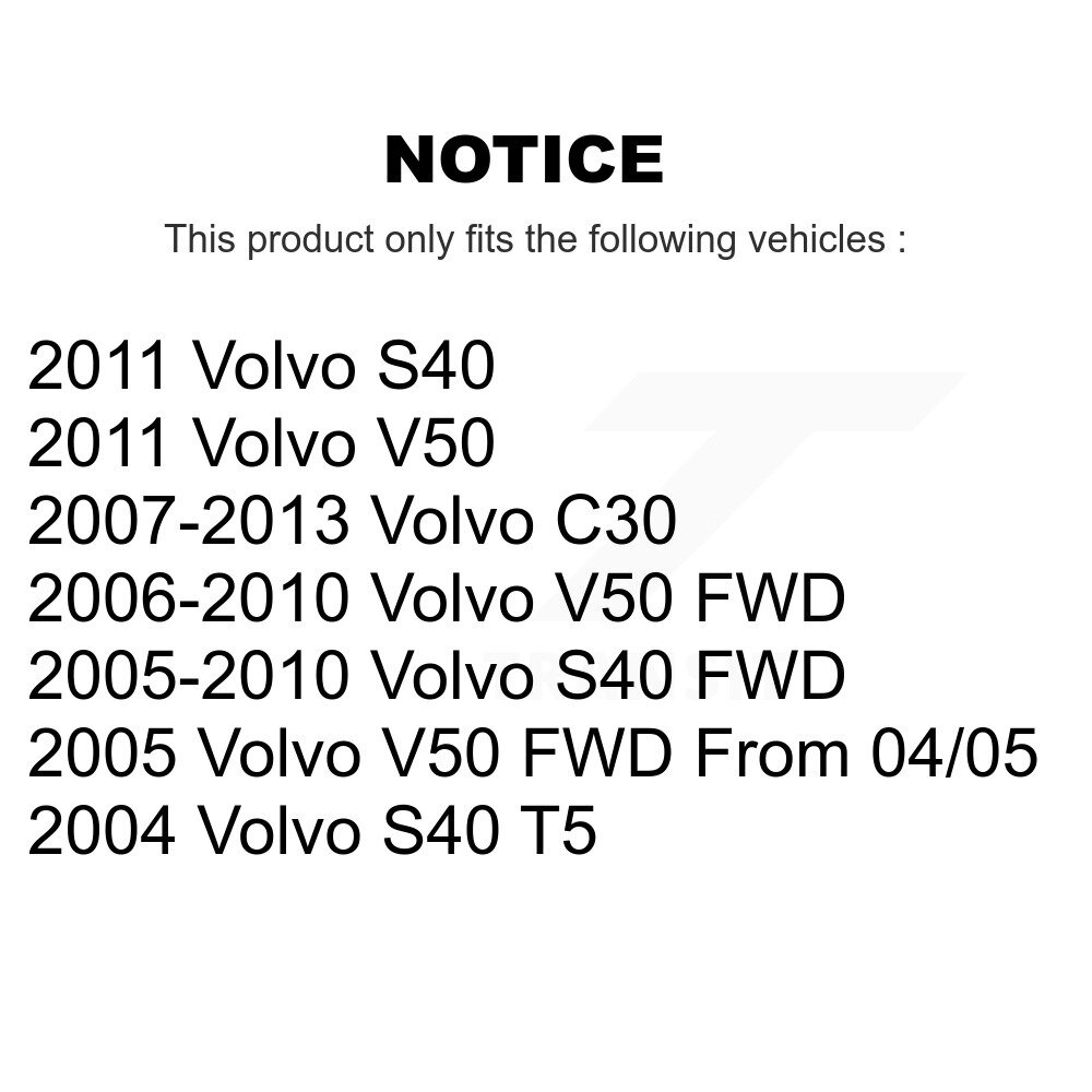 [Arrière] Absorbeur de choc arrière pour Volvo S40 C30 V50 78-5617