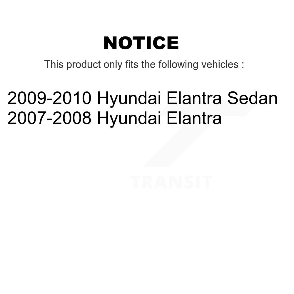 [Arrière] Absorbeur de choc arrière pour Hyundai Elantra 78-5622