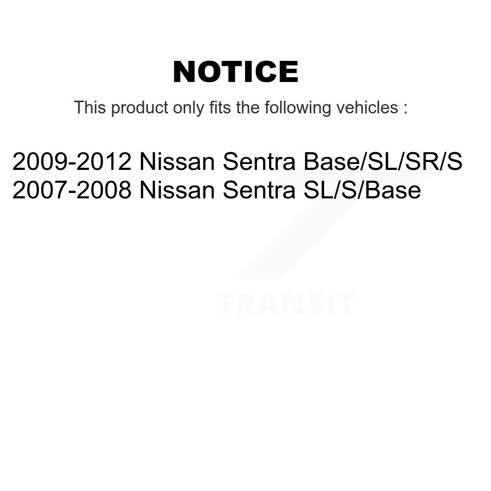 [Arrière] Absorbeur de choc arrière pour Nissan Sentra 78-5639