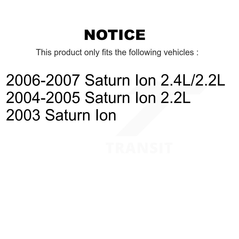 [Arrière] Absorbeur de choc arrière pour 2003-2007 Saturne Ion 78-5668