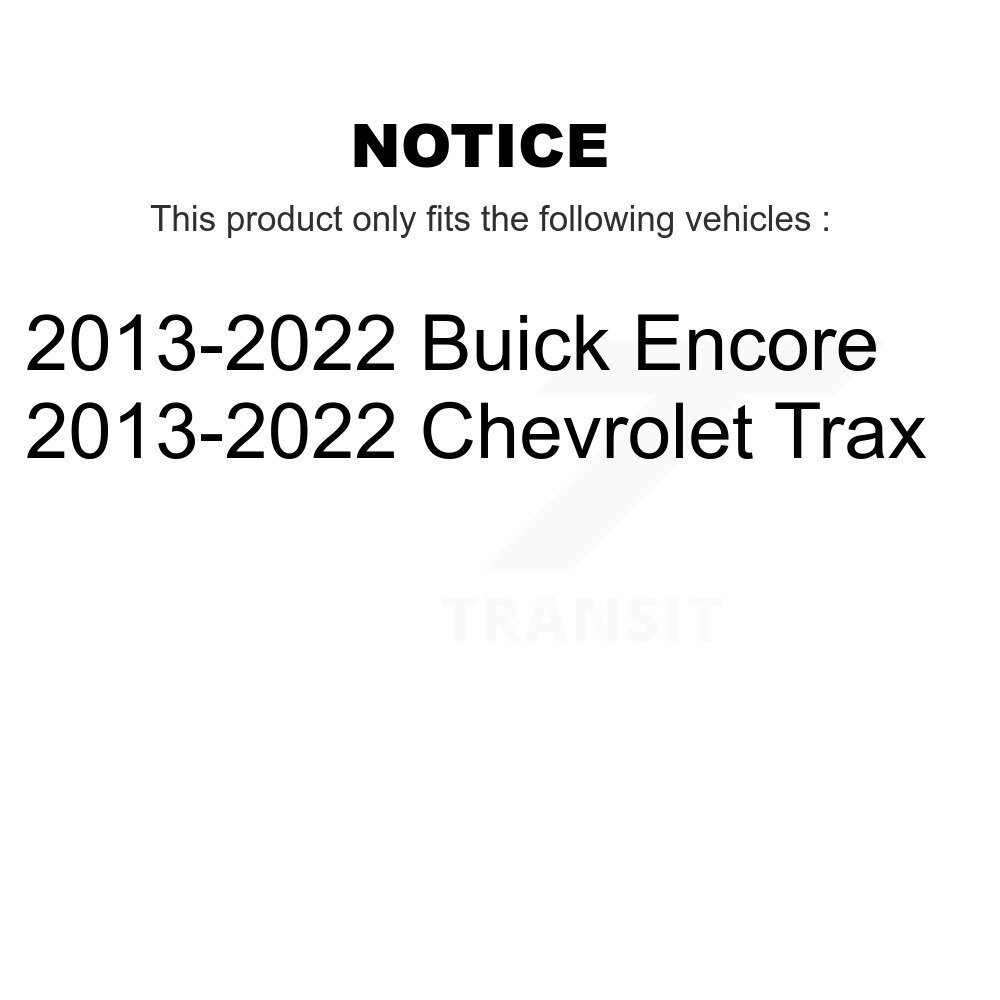 [Arrière] Absorbeur de choc arrière pour 2013-2022 Buick Encore Chevrolet Trax 78-5699
