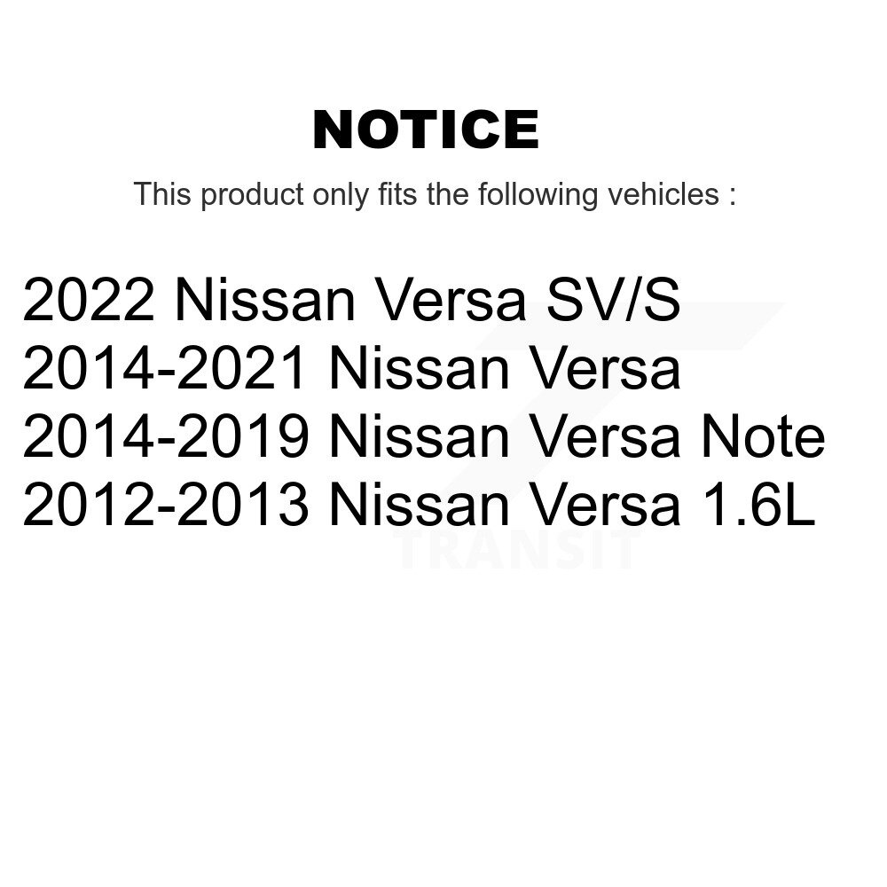 [Front Left] Suspension avant gauche pour Nissan Versa Note 78-71060