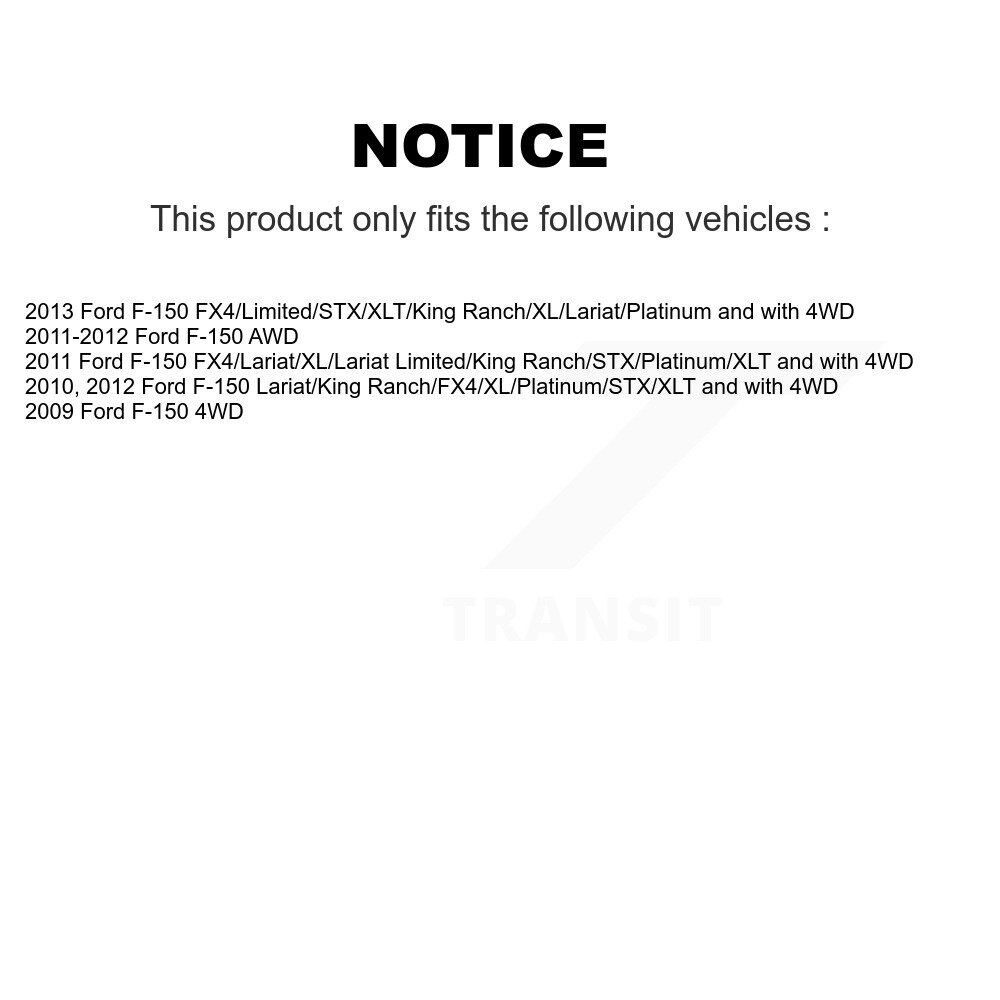 [Front] Strut de suspension avant pour Ford F-150 78-71141