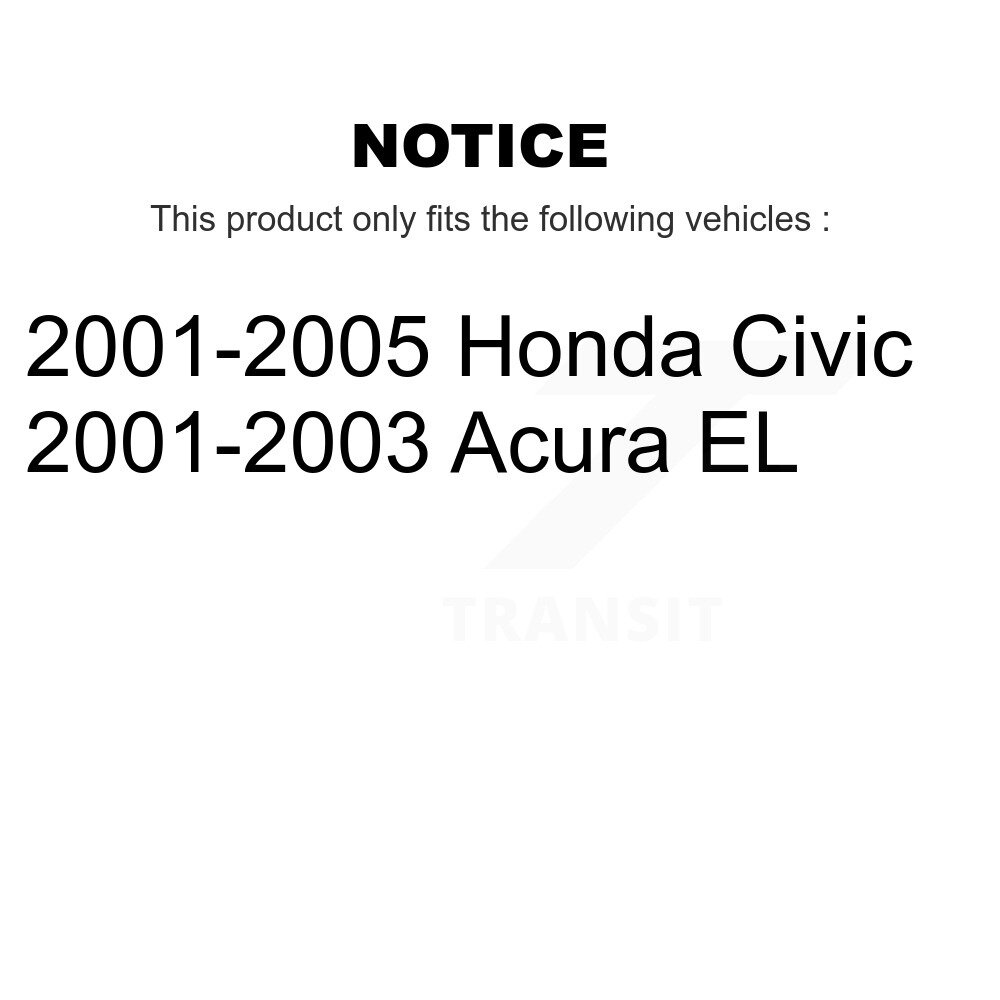 [Arrière] Suspension arrière pour Honda Civic Acura EL 78-71340
