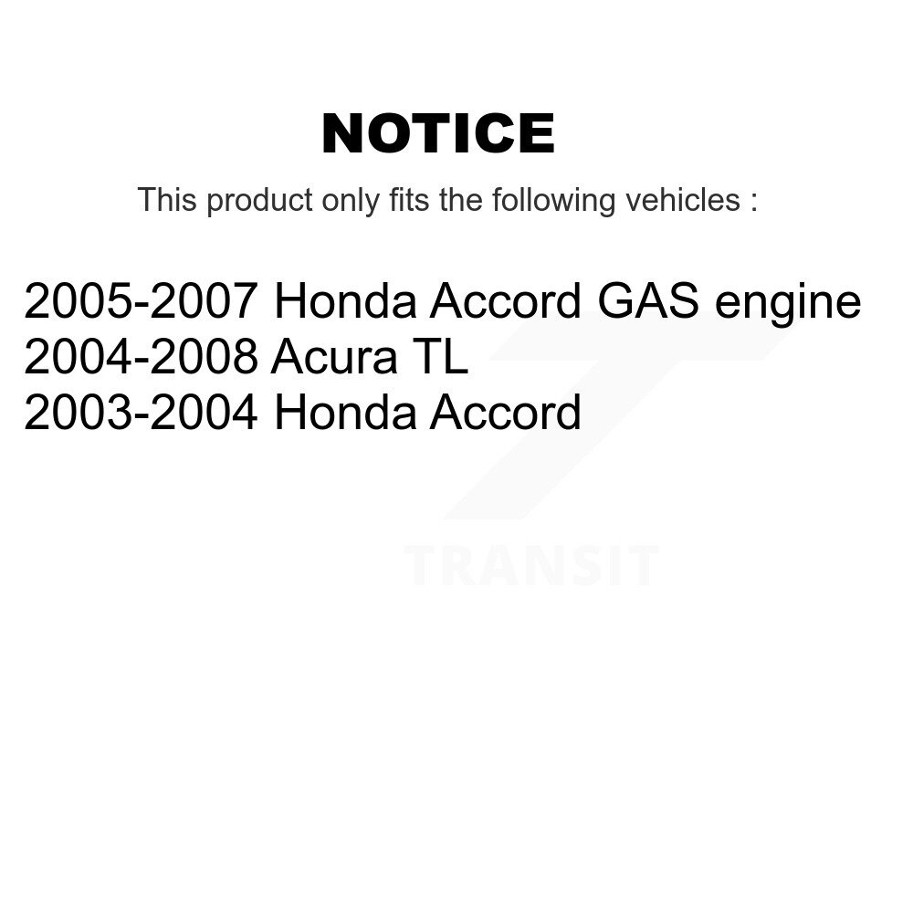 [Arrière] Suspension arrière pour Honda Accord Acura TL 78-71372