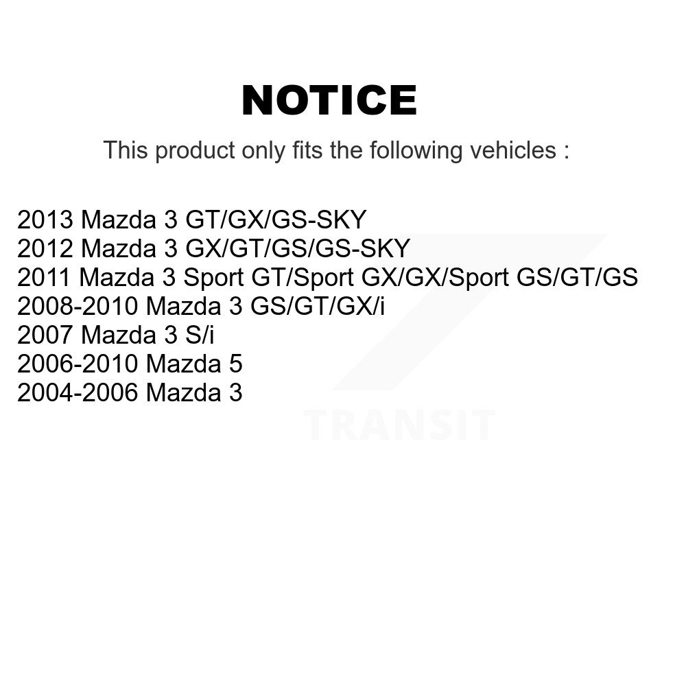 [Avant droite] Suspension avant droite pour Mazda 3 5 78-72263