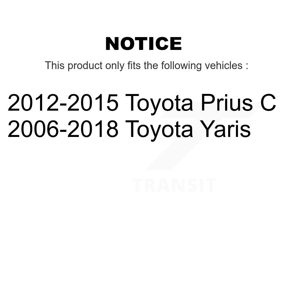 [Front Left] Suspension avant gauche pour Toyota Yaris Prius C 78-72289