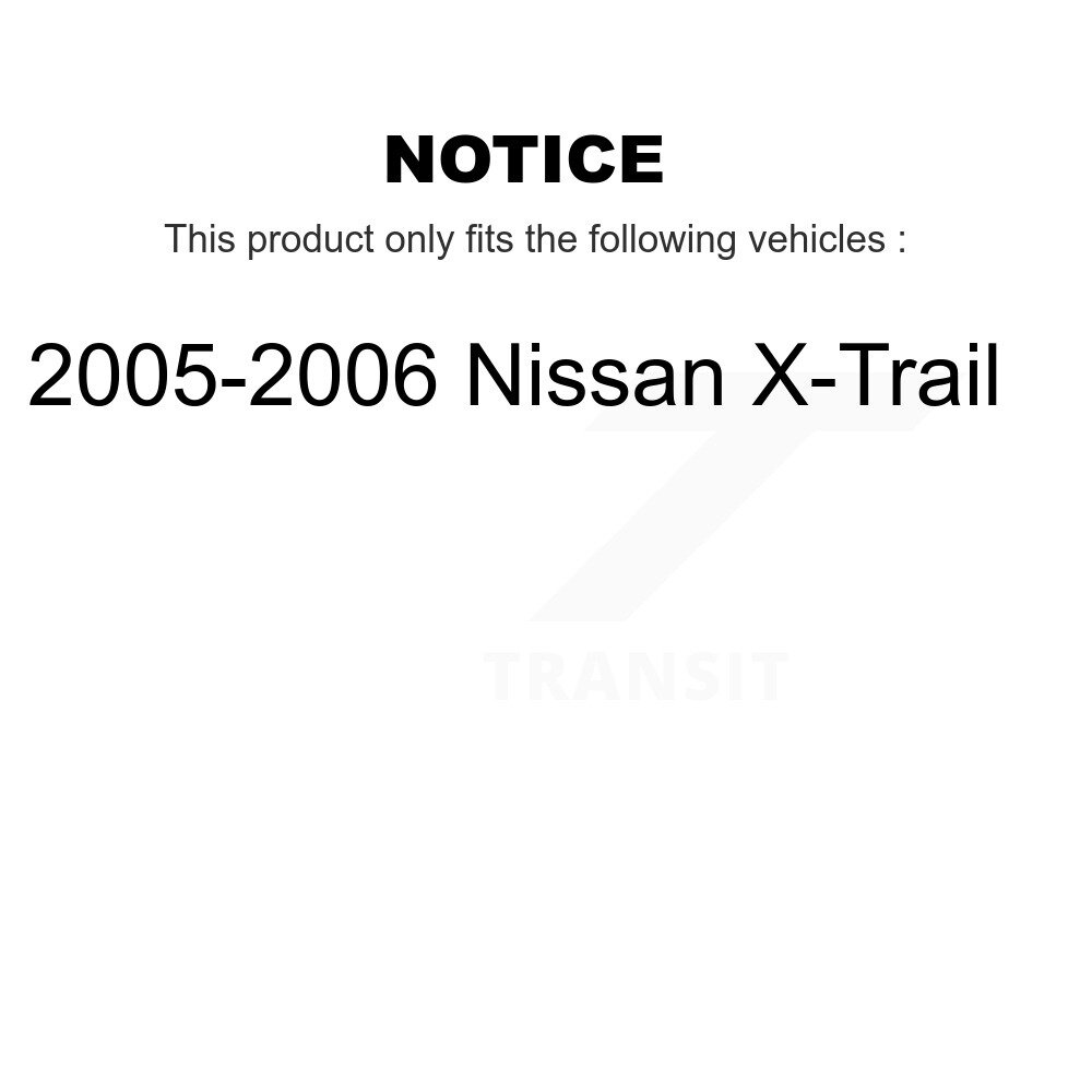 [Arrière gauche] Suspension arrière gauche pour Nissan X-Trail 2005-2006 78-72320