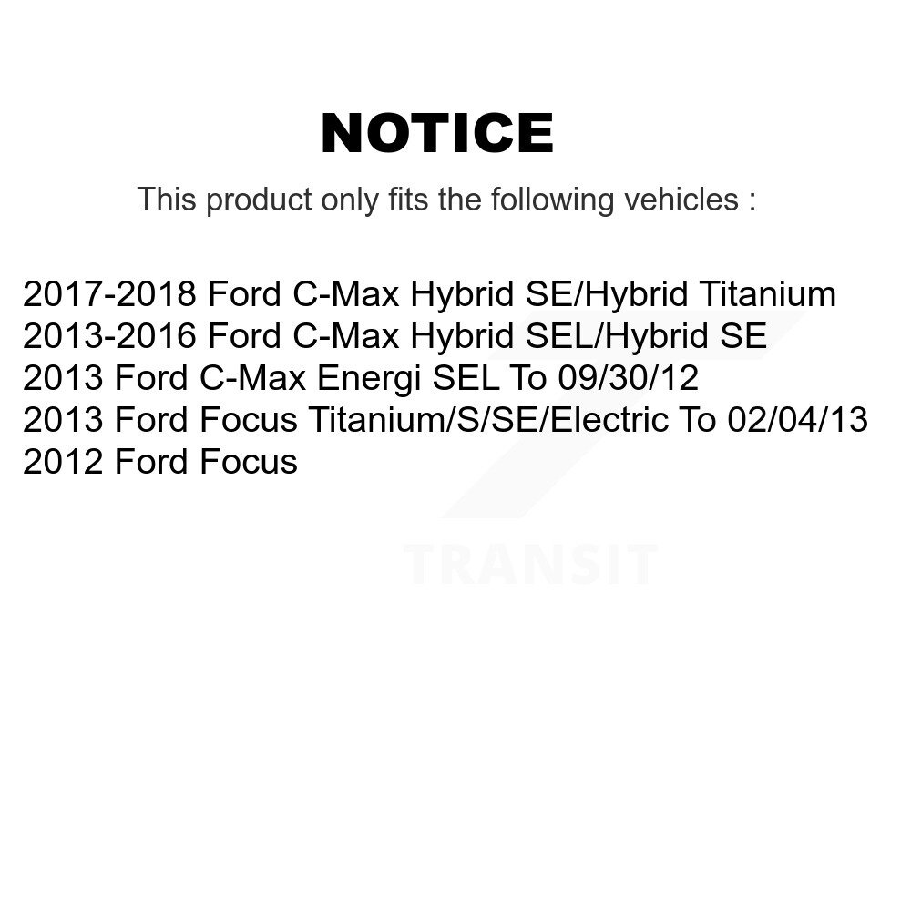 [Front Left] Suspension avant gauche pour Ford Focus C-Max 78-72523