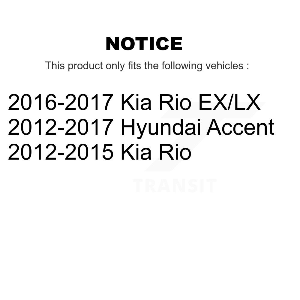 [Avant droite] Suspension avant droite pour Hyundai Accent Kia Rio 78-72706