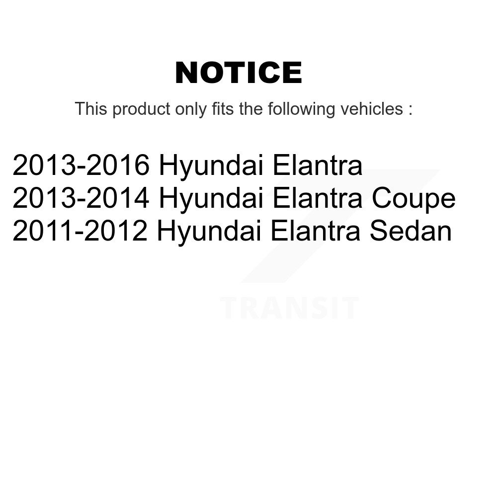 [Avant droite] Suspension avant droite pour Hyundai Elantra Coupe 78-72708