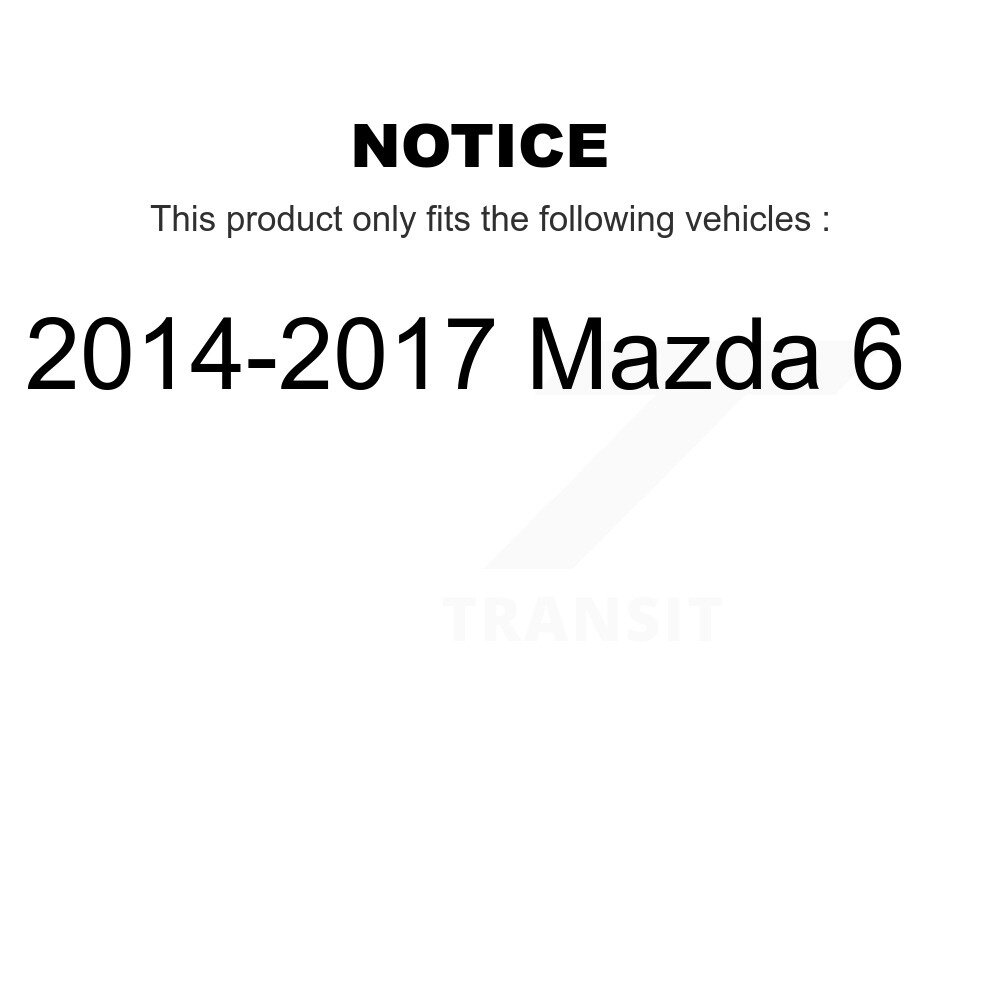 [Front Left] Suspension avant gauche pour 2014-2017 Mazda 6 78-72939
