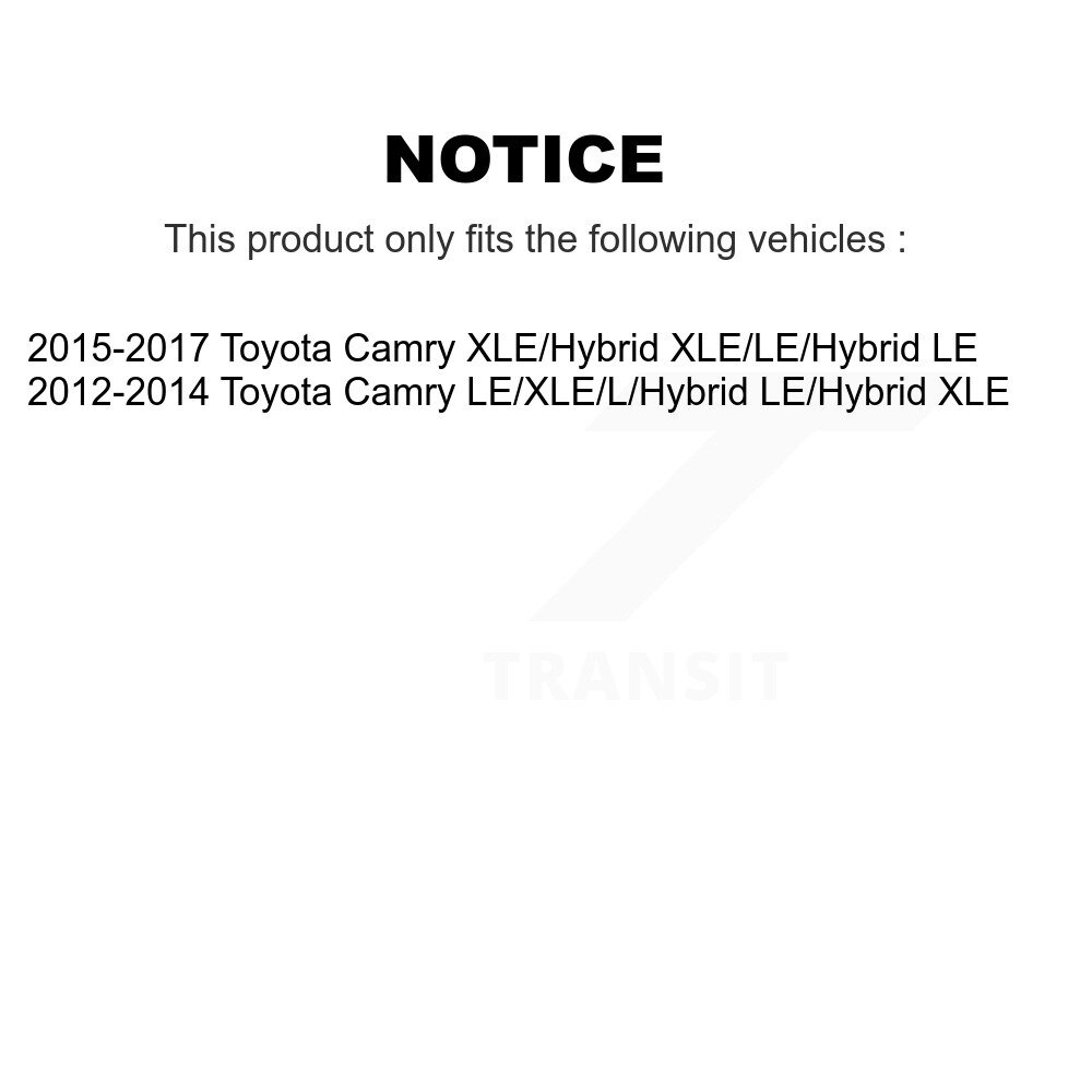 [Avant droite] Suspension avant droite pour Toyota Camry 78-72940