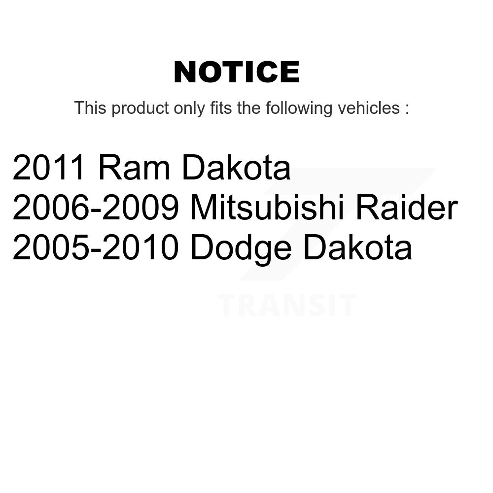[Arrière] Absorbeur de choc arrière pour Dakota Dodge Ram Mitsubishi Raider 78-911277
