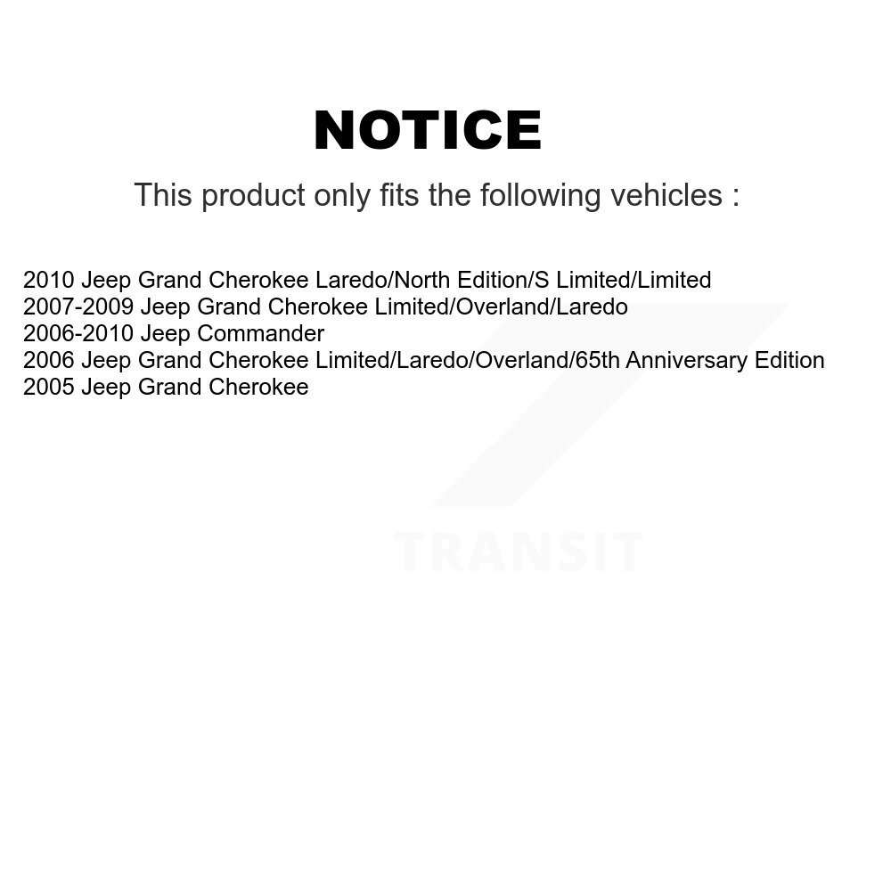 [Arrière] Absorbeur de choc arrière pour Jeep Grand Cherokee Commander 78-911278