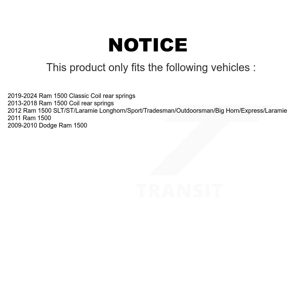 [Arrière] Absorbeur de choc arrière pour ram 1500 Dodge classique 78-911299