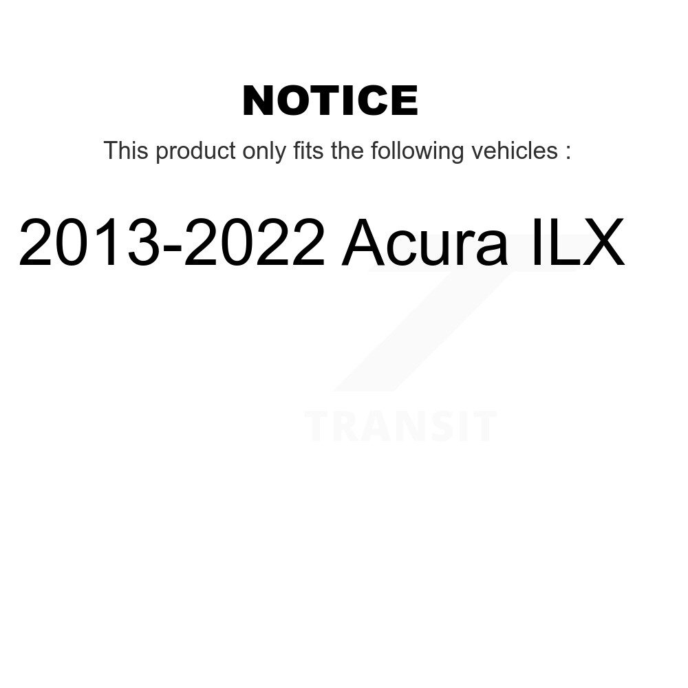 [Arrière] Absorbeur de choc arrière pour 2013-2022 Acura ILX 78-TM4005
