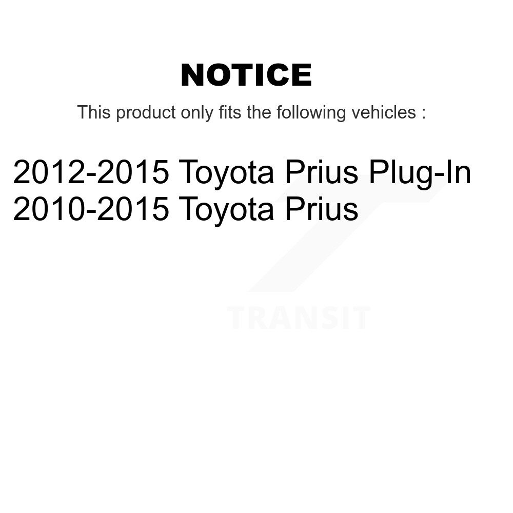 [Front Left] Assemblage de ressort de suspension avant gauche pour Toyota Prius Plug-In