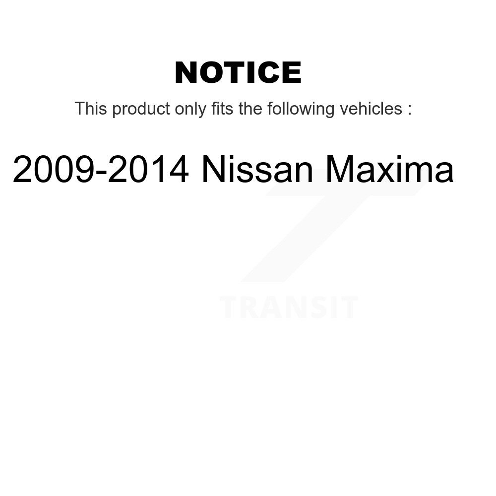 [Avant droite] Assemblage de printemps de la suspension avant droite de la bobine pour 2009-2014 Nissan Maxima