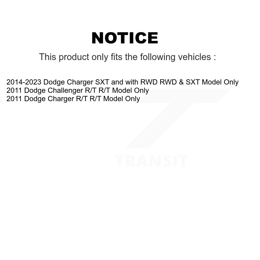[Front] Assemblage de printemps Strut Coil pour Dodge Charger Challenger