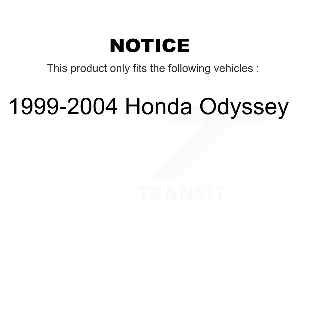 [Avant droite] Assemblage de printemps pour la suspension avant droite Strut Coil pour 1999-2004 Honda Odyssée