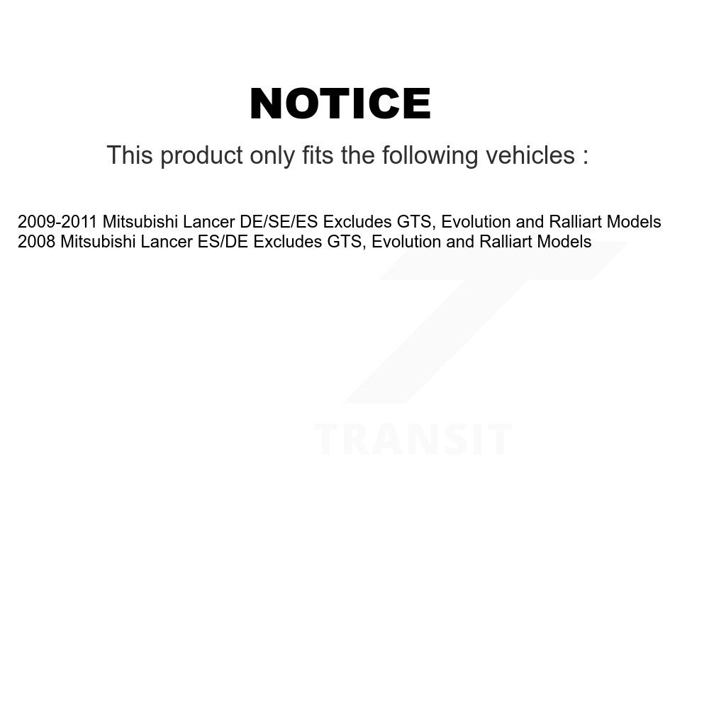 [Avant droite] Assemblage de ressort de la suspension avant droite pour Mitsubishi Lancer