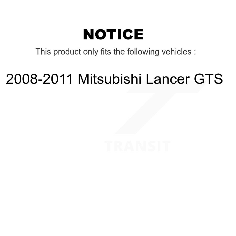 [Avant droite] Assemblage de printemps de la bobine de serrage avant droite pour Mitsubishi Lancer GTS