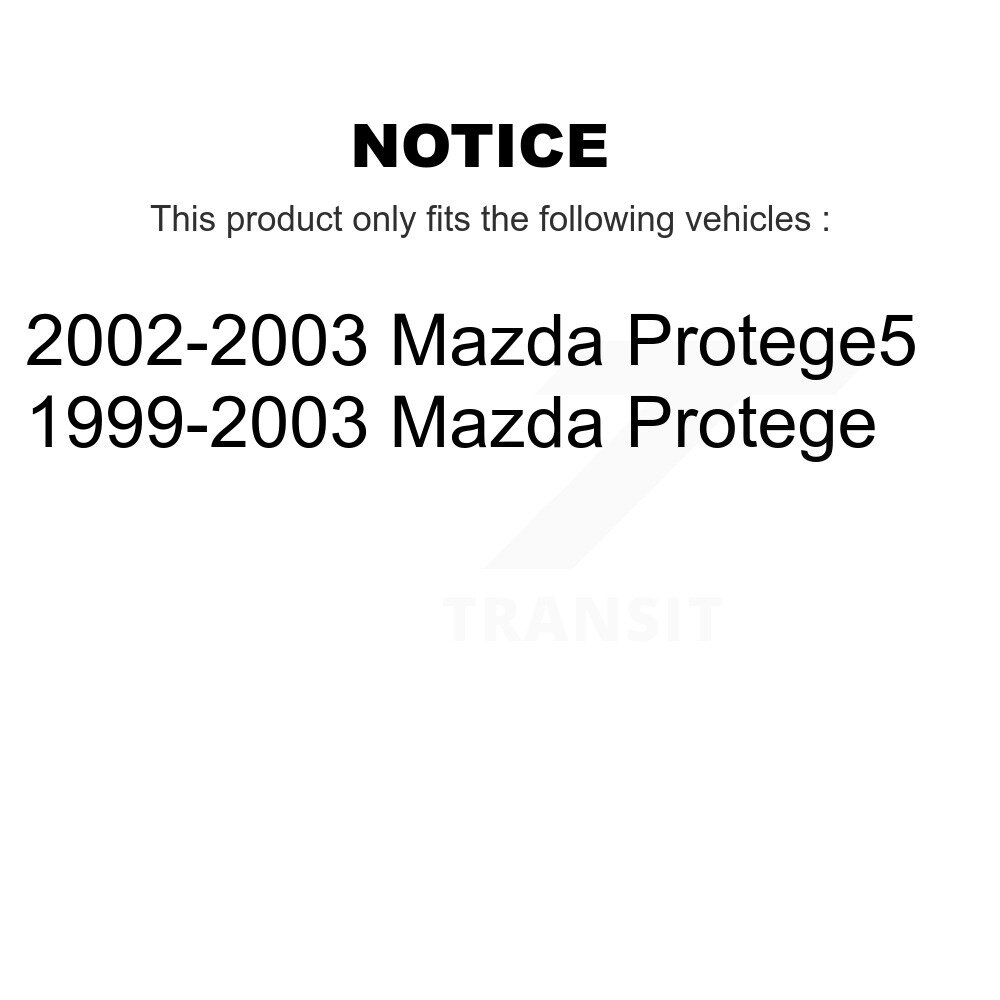 [Arrière gauche] Suspension arrière gauche jambe de force ressort hélicoïdal pour Mazda Protege Protege5